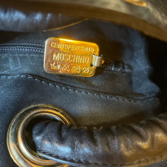 Y2K Vintage Moschino Redline Bucket Bag - Picture 4 of 10